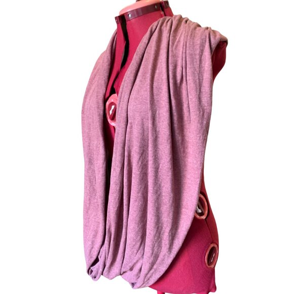 SIMONS - Infinity Scarf Mountbatten Wrap Pink - Sz OS - Picture 6 of 10